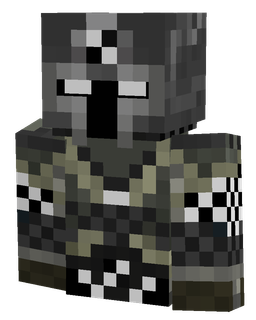 Black skin: bust render