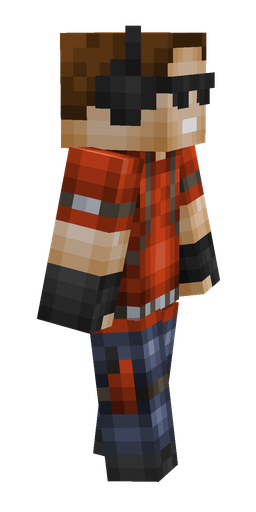 Black skin: body, right side render