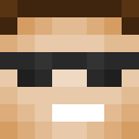 Black skin: face render