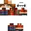 Black skin: raw texture render
