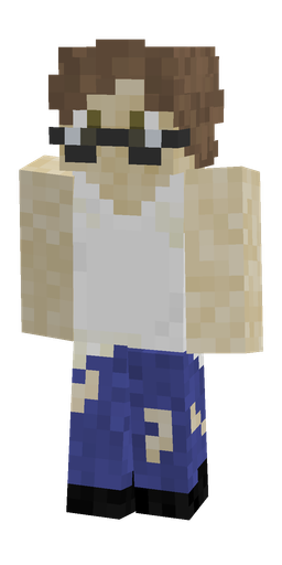 Blue skin: body, front render