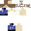 Blue skin: raw texture render