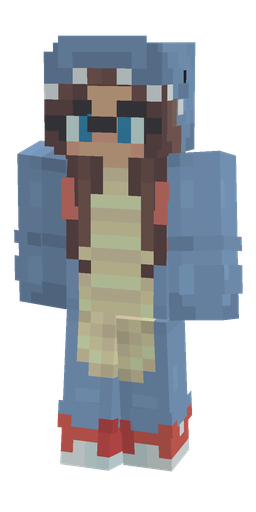Blue skin: body, front render