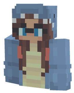 Blue skin: bust render
