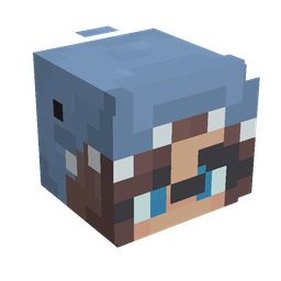 Blue skin: head render