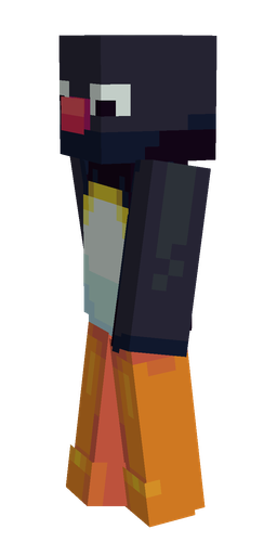 Black skin: body, left side render