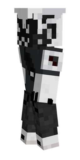 Black skin: body, left side render