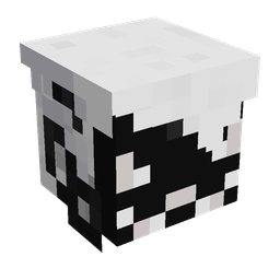 Black skin: head render
