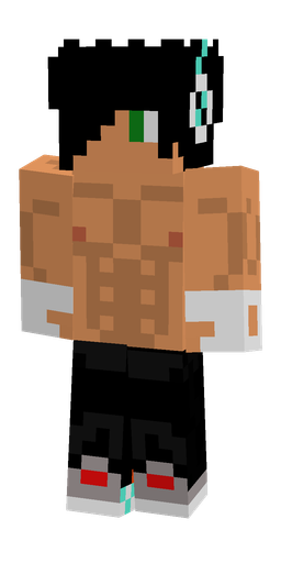 Black skin: body, front render