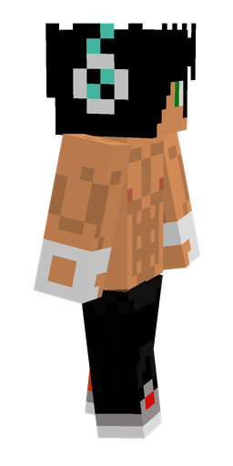 Black skin: body, right side render