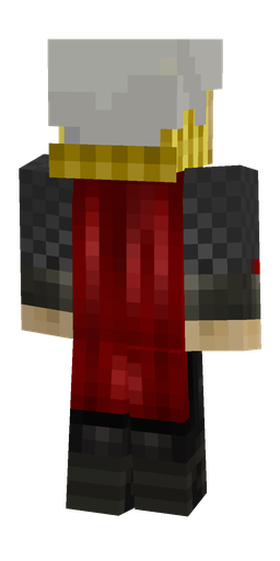Black skin: body, back render