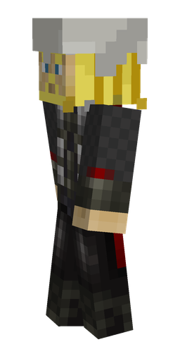 Black skin: body, left side render
