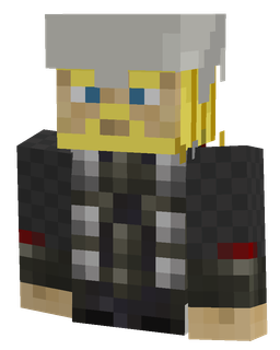Black skin: bust render