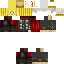 Black skin: raw texture render