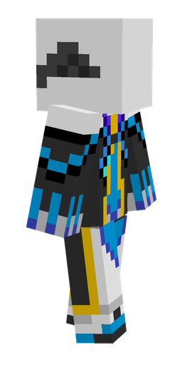 Black skin: body, right side render