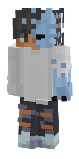 Black skin: body, front render