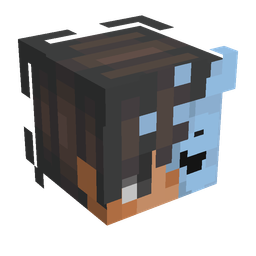 Black skin: head render