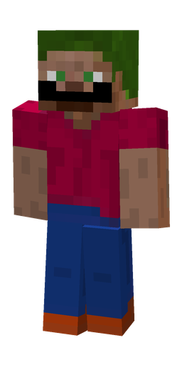 Blue skin: body, front render