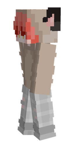 Gray skin: body, left side render
