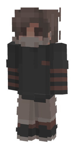 Black skin: body, front render
