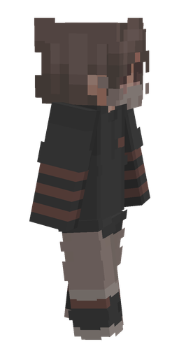 Black skin: body, right side render