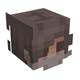 Black skin: head render