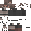 Black skin: raw texture render