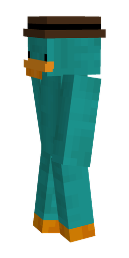 Blue skin: body, left side render