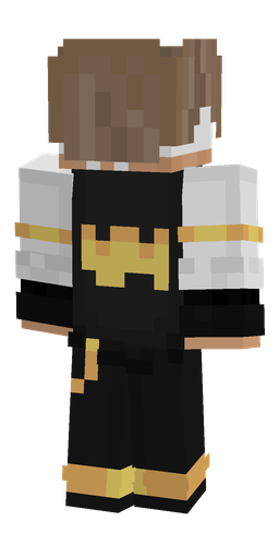 Black skin: body, back render