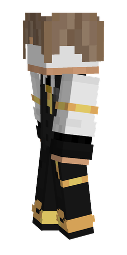 Black skin: body, left side render