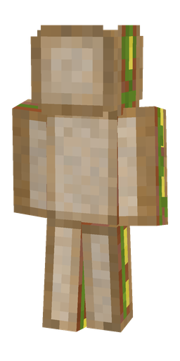 Classic skin: body, back render