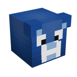 Blue skin: head render