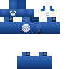 Blue skin: raw texture render