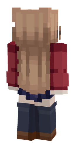 Blue skin: body, back render