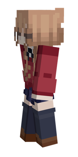 Blue skin: body, left side render