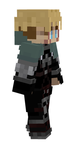 Black skin: body, right side render
