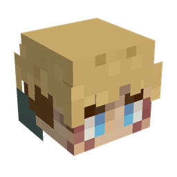 Black skin: head render