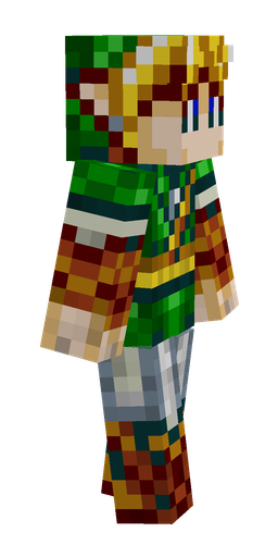 Brown skin: body, right side render
