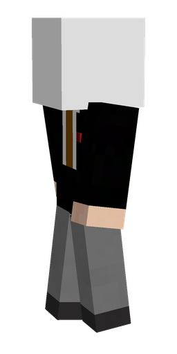 Black skin: body, left side render