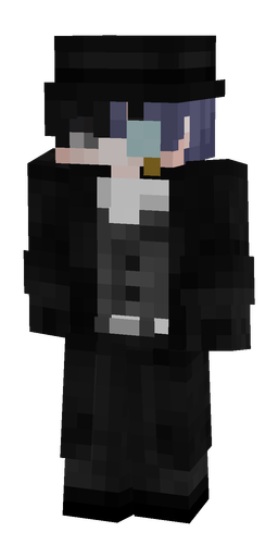 Black skin: body, front render