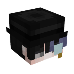 Black skin: head render