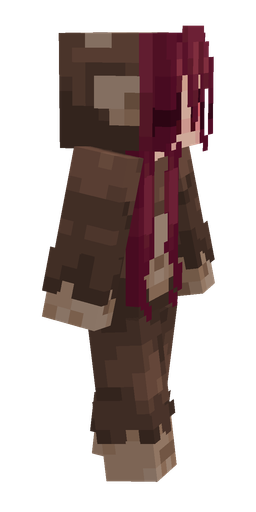 Brown skin: body, right side render
