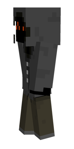 Black skin: body, left side render