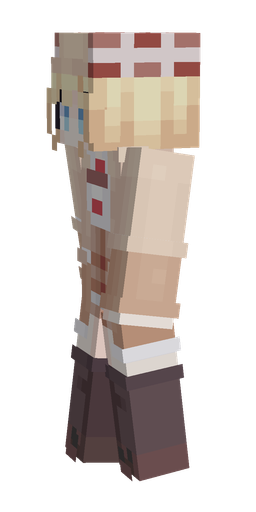 Orange skin: body, left side render