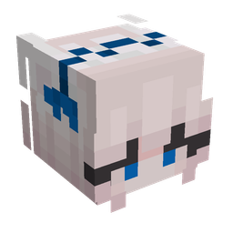 Black skin: head render