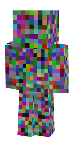 Blue skin: body, front render