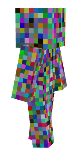 Blue skin: body, right side render