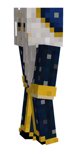Black skin: body, left side render