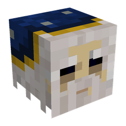 Black skin: head render