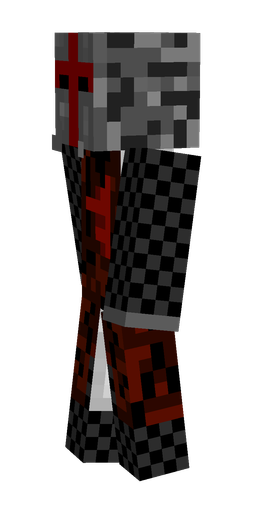 Black skin: body, left side render